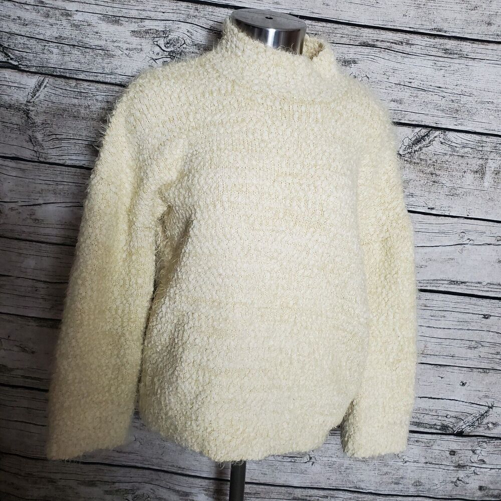 Chelsea and Theodore Womens Mock Neck Soft Pullover Sweater Size XS